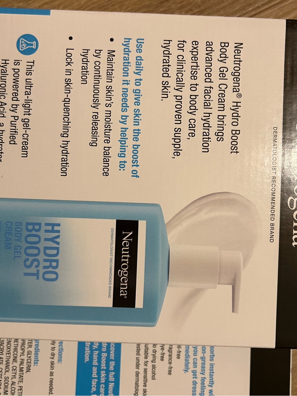 Neutrogena Hydro Boost Body Gel Cream - duo pack value size new - Picture 4 of 6